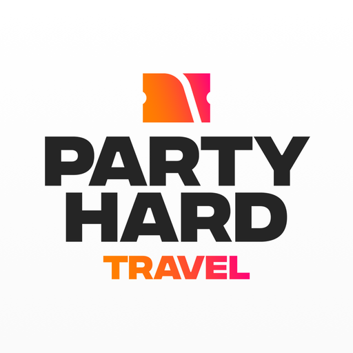 party hard travel logo